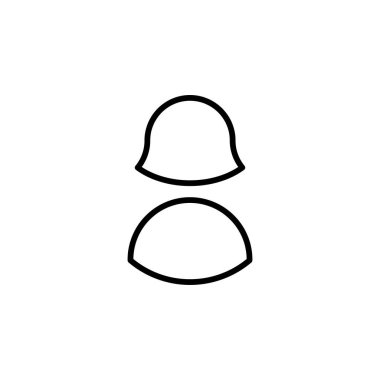 Kadın, Simge Hattı, Vektör, İllüstrasyon, Logo Şablonu. Birçok Amaç İçin Uygun.