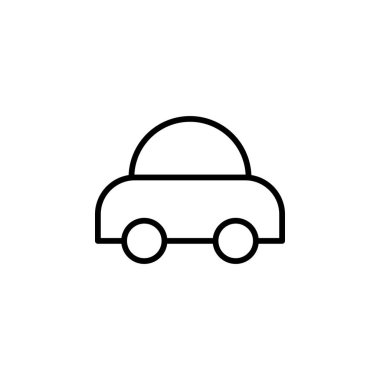 Araba, Otomobil, Ulaşım Hattı Simgesi, Vektör, Resim, Logo Şablonu. Birçok Amaç İçin Uygun.