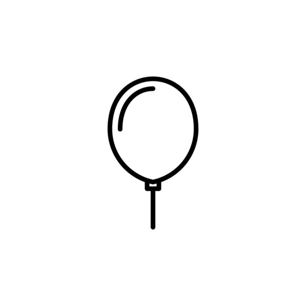 Ícone Linha Balão Vetor Ilustração Modelo Logotipo Adequado Para Muitos —  Vetores de Stock