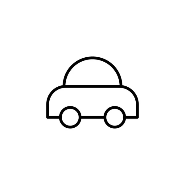 Bil Automobile Transport Line Ikon Vektor Illustration Logotyp Mall Lämplig — Stock vektor
