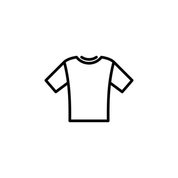 Shirt Fashion Polo Clothes Line Icon Vector Illustration Logo Template — Stock Vector
