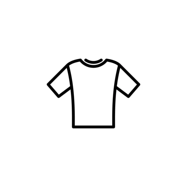 Hemd Mode Polo Clothes Line Icon Vektor Illustration Logo Template — Stockvektor