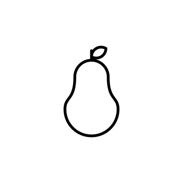 Obst Frisch Gesundes Liniensymbol Vektor Illustration Logo Vorlage Für Viele — Stockvektor