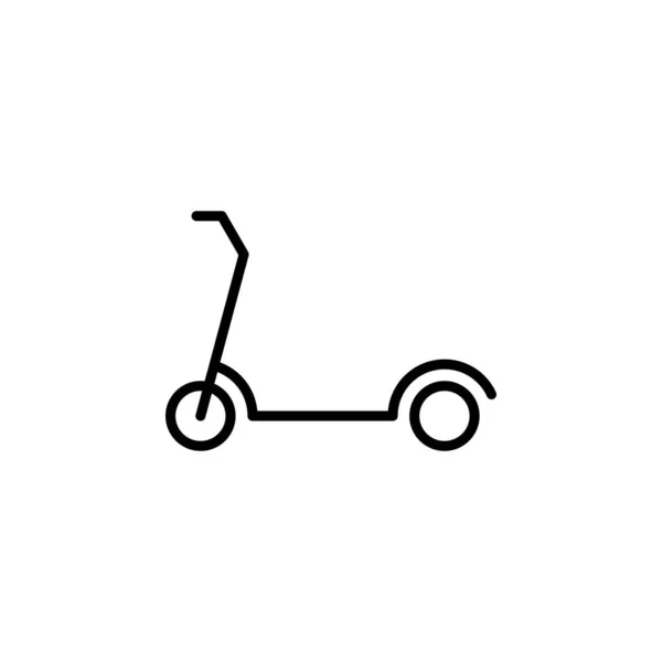 Scooter Kick Scooter Line Icon Vektor Illustration Logo Vorlage Für — Stockvektor