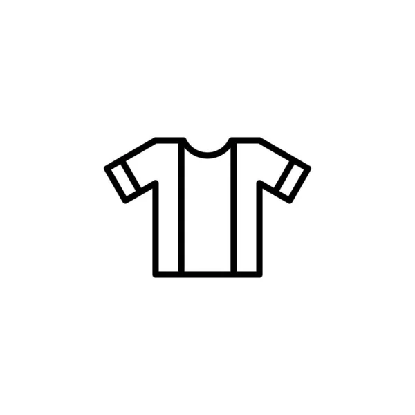Ing Divat Polo Ruha Vonal Ikon Vector Illusztráció Logo Template — Stock Vector