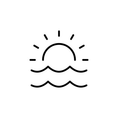 Satır Simgesi, Vektör, İllüstrasyon, Logo Şablonu. Birçok Amaç İçin Uygun.