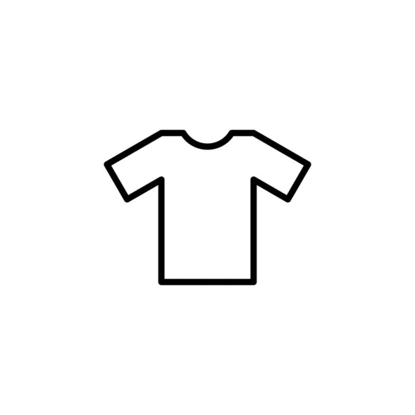 Gömlek Moda Polo Kıyafet Hattı Simgesi Vektör Çizim Logo Şablonu — Stok Vektör