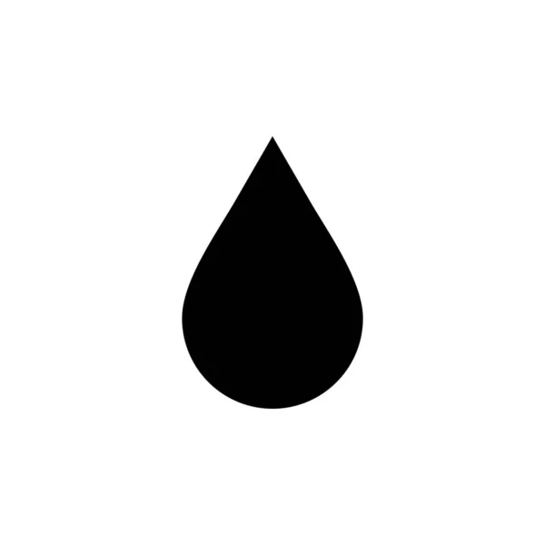 Wassertropfen Wasser Tropfen Flüssigkeits Icon Vektor Illustration Logo Vorlage Für — Stockvektor
