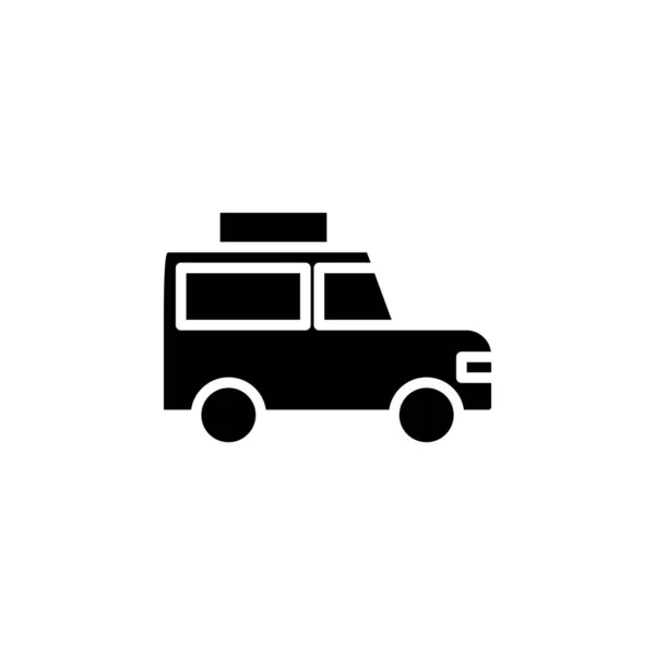 Taxi Taxi Cestování Doprava Solid Icon Vector Ilustrace Logo Šablony — Stockový vektor