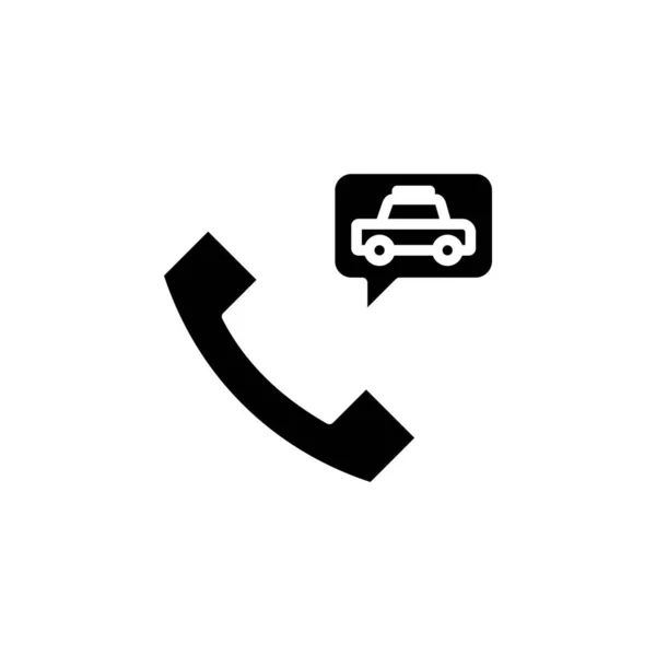 Bel Centre Telefoon Solid Icon Vector Illustratie Logo Template Geschikt — Stockvector