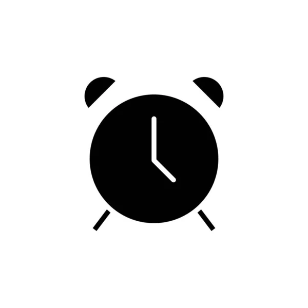 Uhr Timer Time Solid Icon Vektor Illustration Logo Vorlage Für — Stockvektor