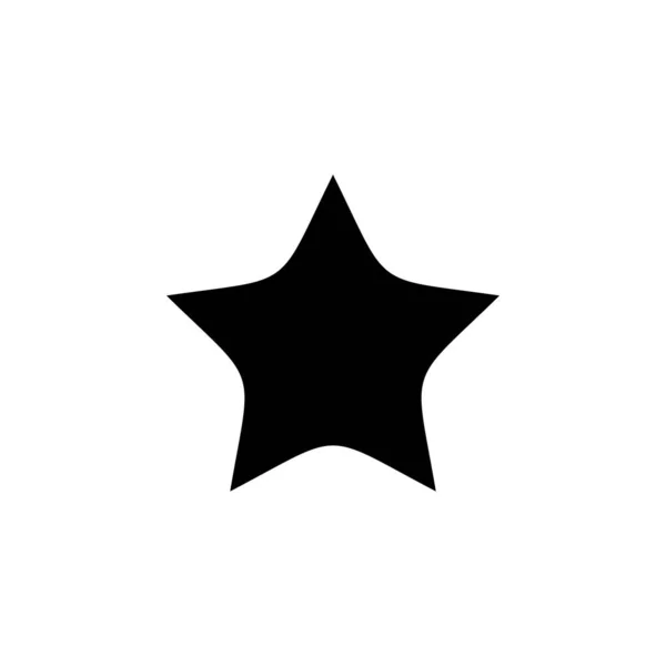 Stars Night Solid Icon Vector Illustration Logo Template Придатний Багатьох — стоковий вектор