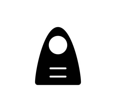 Kapı Askısı, Otel Katı Simgesi, Vektör, İllüstrasyon, Logo Şablonu. Birçok Amaç İçin Uygun.