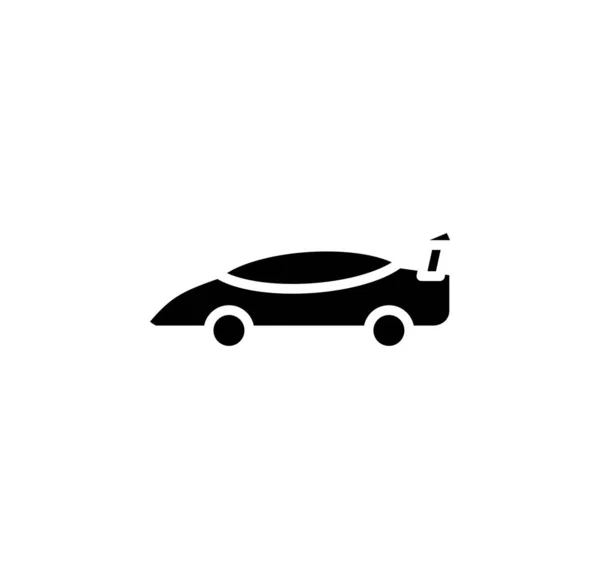 Coche Automóvil Transporte Icono Sólido Vector Ilustración Plantilla Logotipo Adecuado — Archivo Imágenes Vectoriales