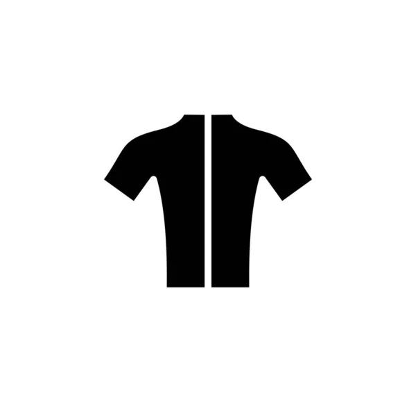 Camisa Moda Polo Ropa Icono Sólido Vector Ilustración Plantilla Logo — Vector de stock