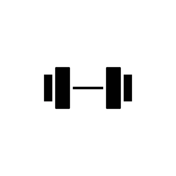 Fitnessstudio Fitness Gewicht Solid Icon Vector Illustration Logo Template Für — Stockvektor