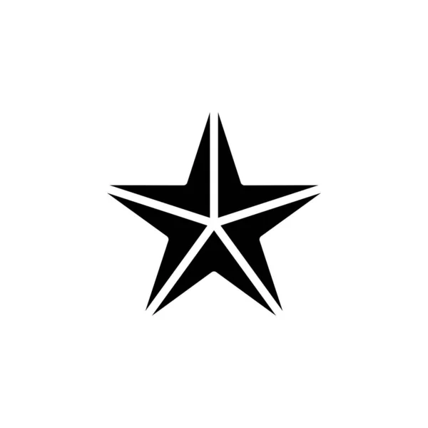 Estrelas Noite Sólida Ícone Vetor Ilustração Logotipo Modelo Adequado Para —  Vetores de Stock