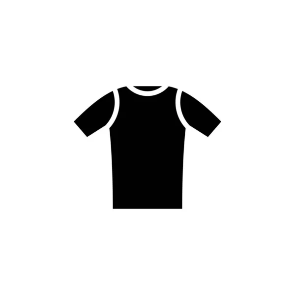 Camisa Moda Polo Ropa Icono Sólido Vector Illustration Logo Template — Archivo Imágenes Vectoriales