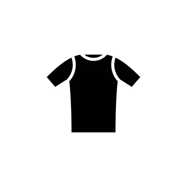 Tričko Móda Polo Oblečení Solid Icon Vector Ilustration Logo Template — Stockový vektor