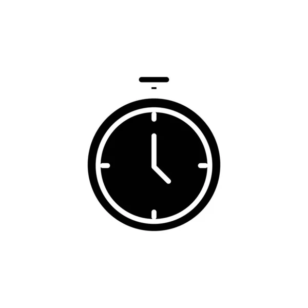 Timer Time Solid Icon Vector Illustration Logo Vorlage Für Viele — Stockvektor