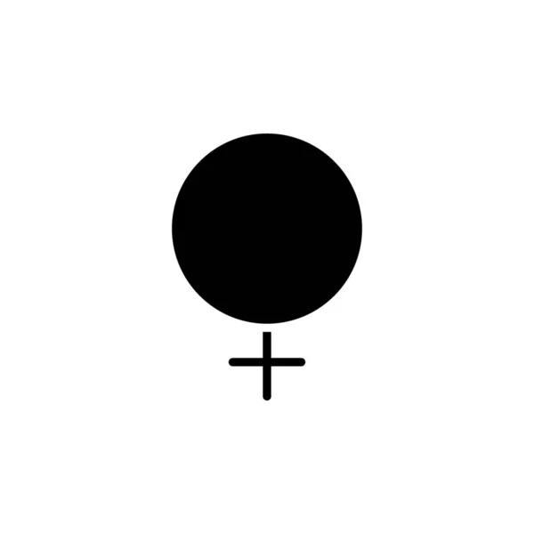 Gender Sign Male Female Straight Icon Vector Подходит Многих Целей — стоковый вектор