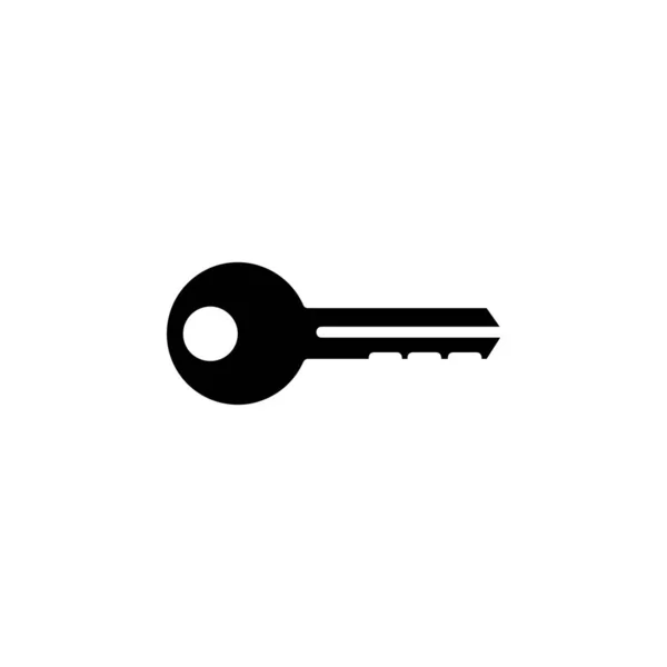 Key Solid Icon Vector Illustration Logo Vorlage Für Viele Zwecke — Stockvektor