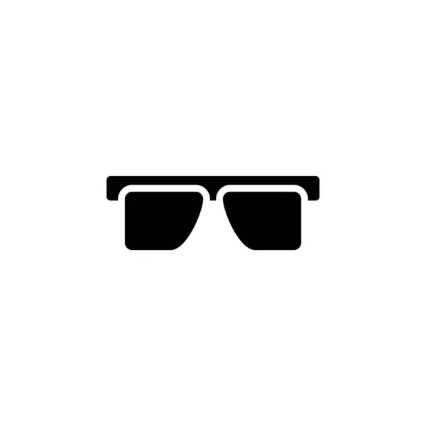 선글라스 Spectacles Solid Icon Vector Illustration Logo Template 사람들에게 적합하다 — 스톡 벡터