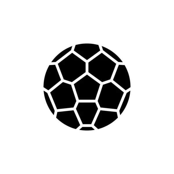 Esporte Bola Jogo Solid Icon Vector Ilustração Logo Template Adequado —  Vetores de Stock