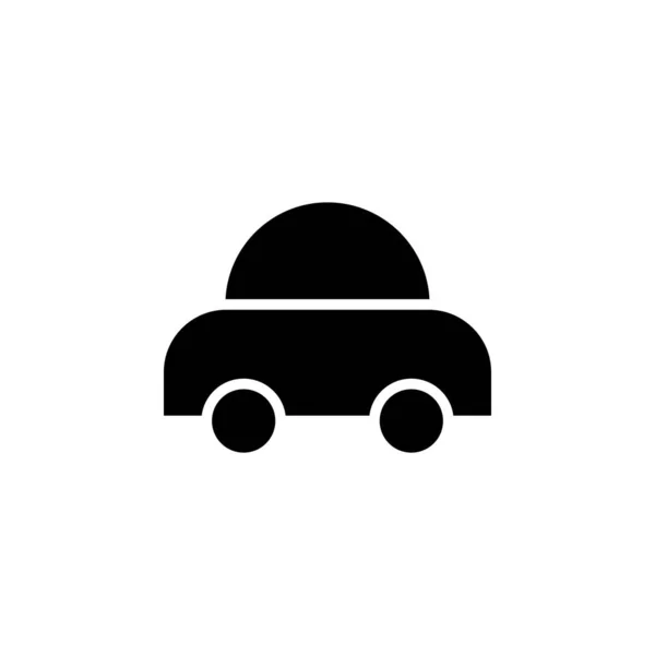 Car Automobile Transportation Solid Icon Vector Illustration Logo Template Suitable — Stock Vector