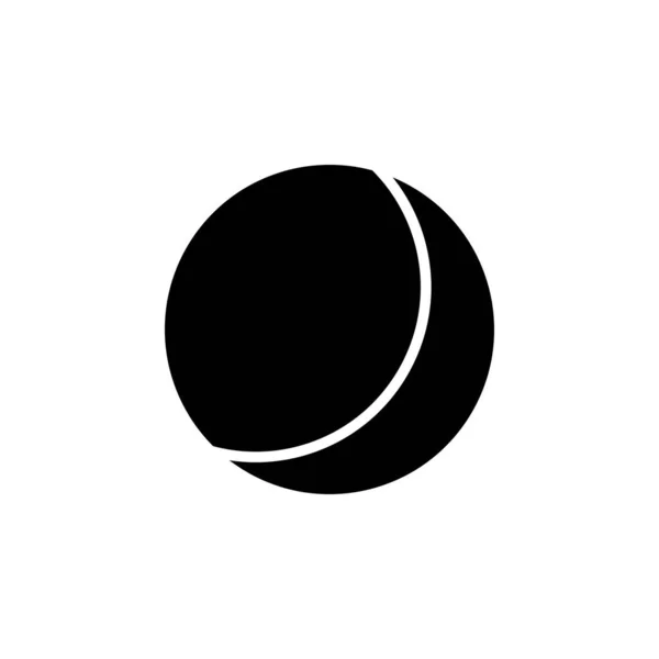 Gece Işığı Gece Yarısı Katı Simge Tanımlama Logosu Şablonu Birçok — Stok Vektör