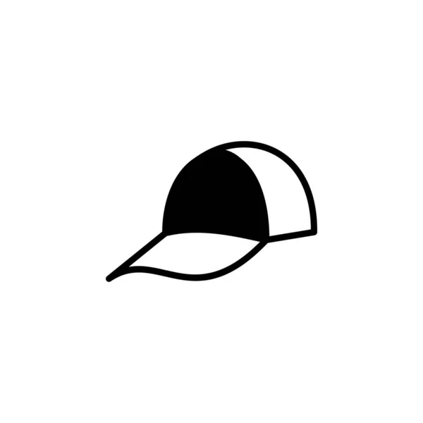 采购产品帽子 时装实线图标矢量插图图标模板 适用于多种用途 — 图库矢量图片