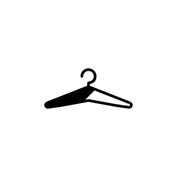 Kleiderbügel Solid Line Icon Vector Illustration Logo Template Für Viele — Stockvektor