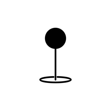 GPS, Harita, Navigasyon, Yön Katı Satır Simgesi Vektör İllüstrasyon Logo Şablonu. Birçok Amaç İçin Uygun.