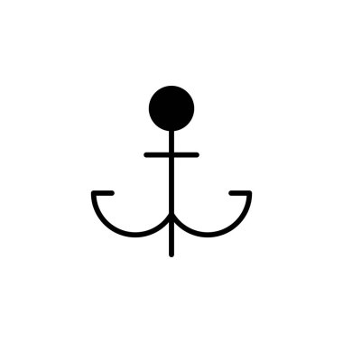 çapa simgesi vektör illüstrasyonu