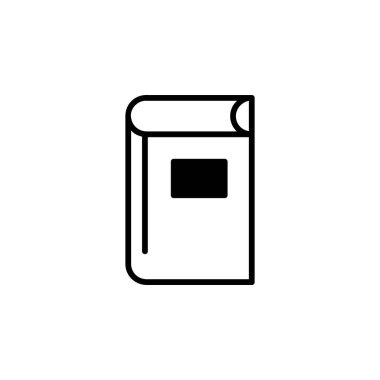 kitap simgesi vektör illüstrasyonu