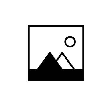 resim simgesi vektörü beyaz arkaplanda izole edildi, resim şeffaf işareti