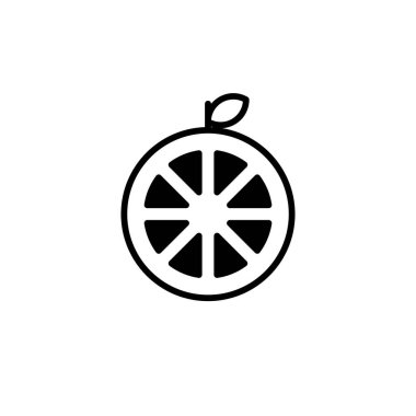 limon simgesi vektör illüstrasyonu