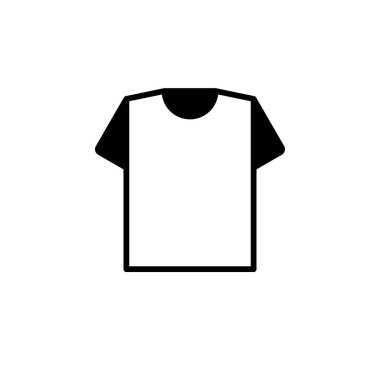 t-shirt simgesi, vektör illüstrasyonu
