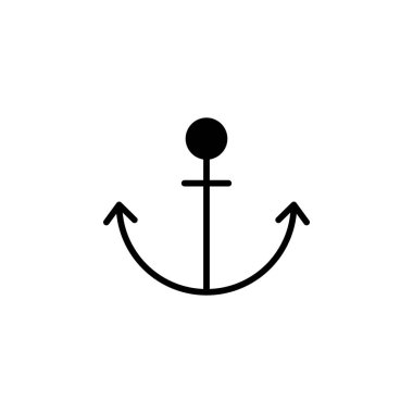 çapa simgesi vektör illüstrasyonu