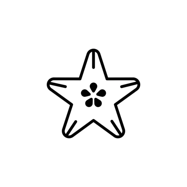 Ikona Gwiazd Ilustracja Wektora — Wektor stockowy