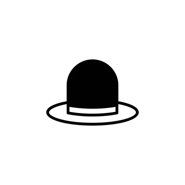 Значок Капелюха Проста Ілюстрація Ковбойського Аксесуара Векторні Іконки Інтернету — стоковий вектор