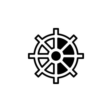 gemi simgesi vektör illüstrasyon tasarımı