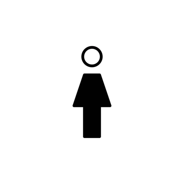 女性のアバターキャラクターのイラストベクトルデザインの女性 — ストックベクタ