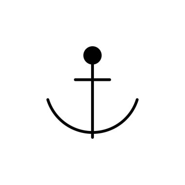 çapa simgesi vektör illüstrasyonu