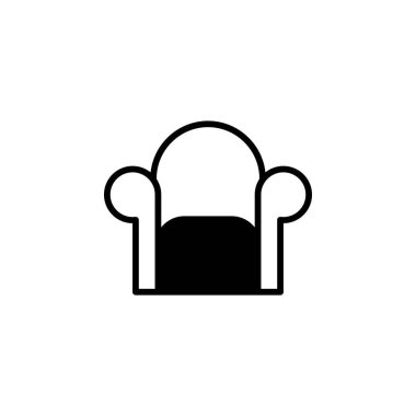 kanepe ikonu vektör illüstrasyonu