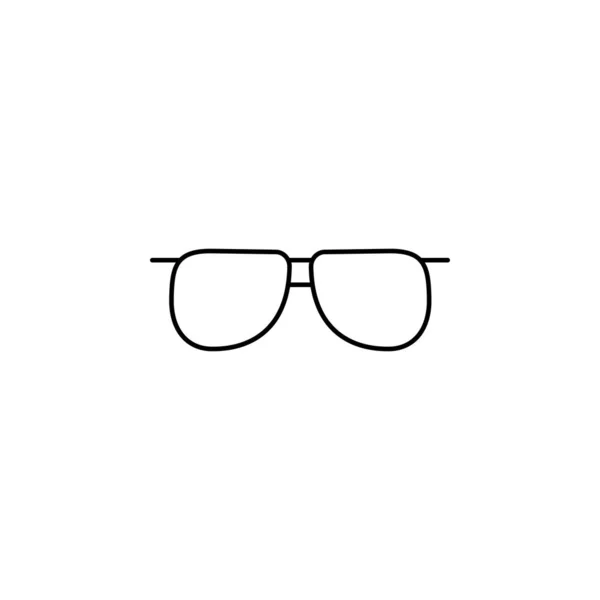 Óculos Sol Ícone Vetor Ilustração —  Vetores de Stock