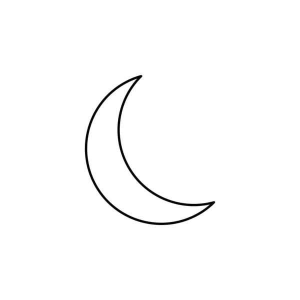 Mond Symbol Vektor Illustration — Stockvektor