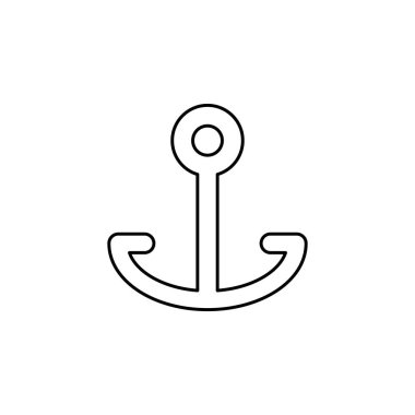 çapa simgesi vektör illüstrasyonu