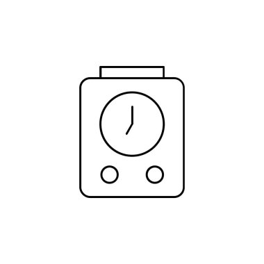 Saat simgesi vektör illüstrasyonu