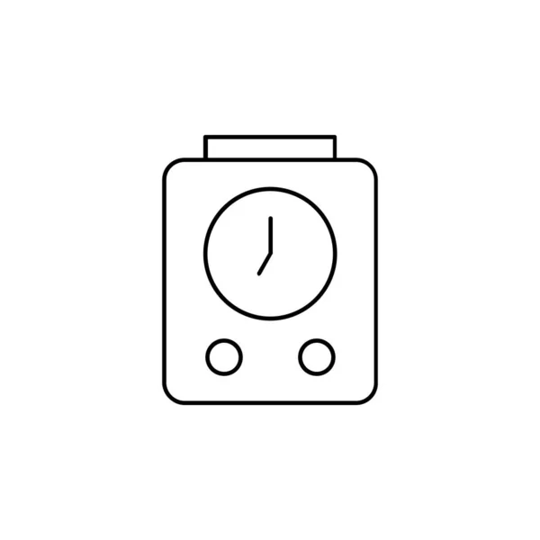 Reloj Icono Vector Ilustración — Vector de stock